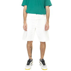 Single Knee Short Wax Stone Washed - Bermuda Uomo Bianchi I027942-D606  CARHARTT WIP 