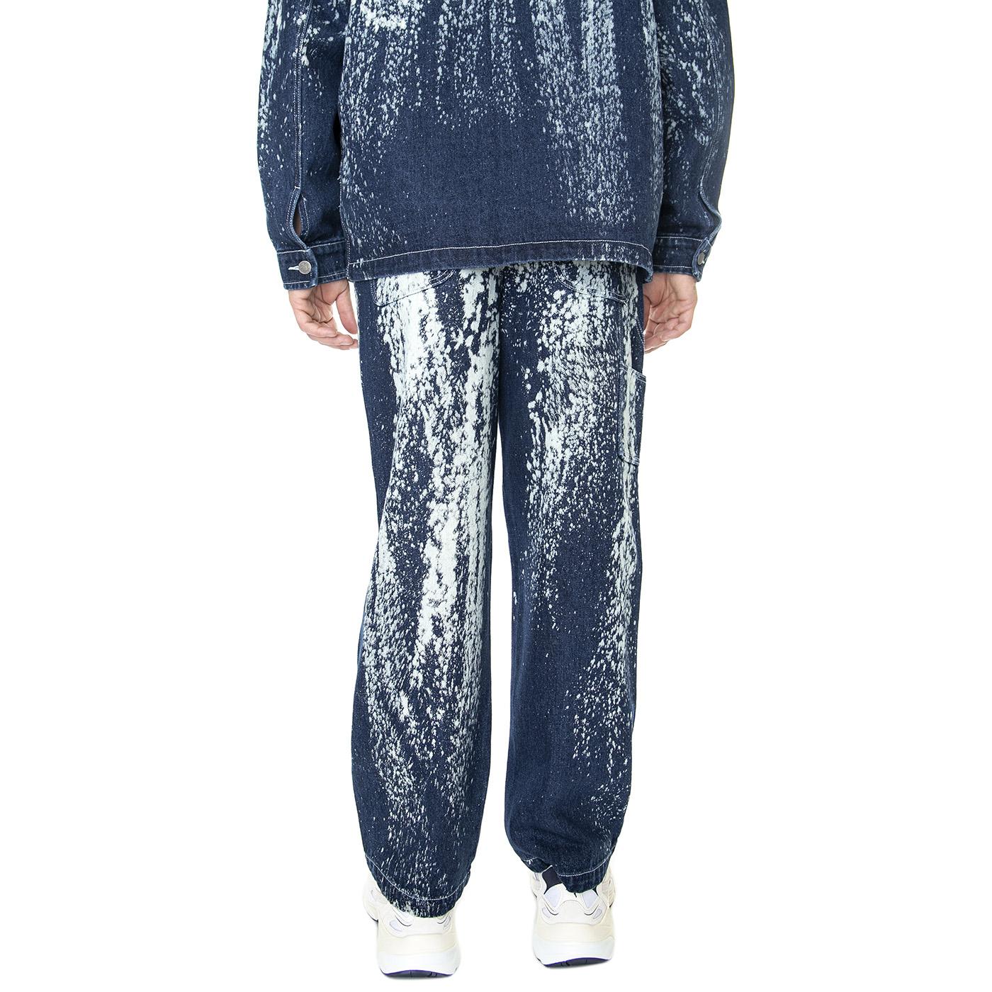 BD x DICKIES Gardening Pant Bleached Denim - Pantaloni Denim Jeans Uomo Blu / Multicolore DK0A4YCSE971  DICKIES 