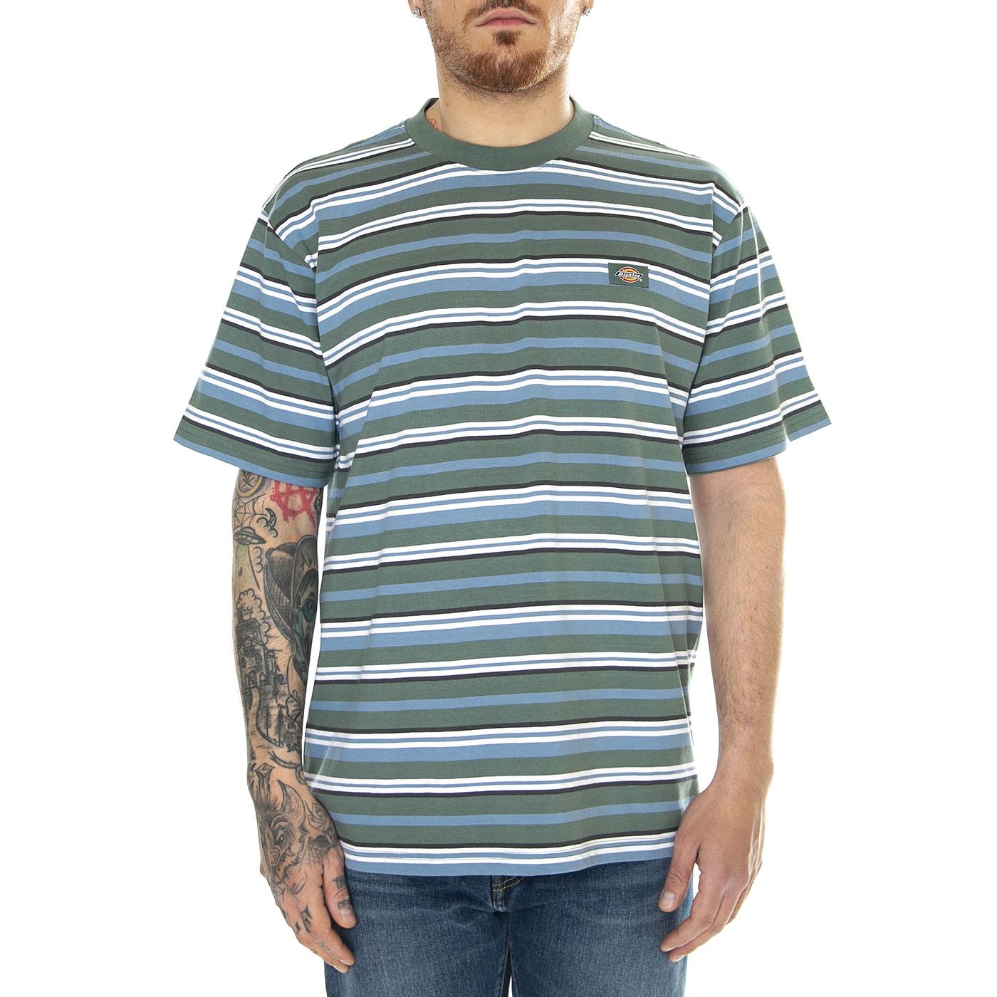 Glade Spring Tee Horizontal YD Stripe Coronet - Maglietta Girocollo Uomo Multicolore DK0A4YR1H591  DICKIES 