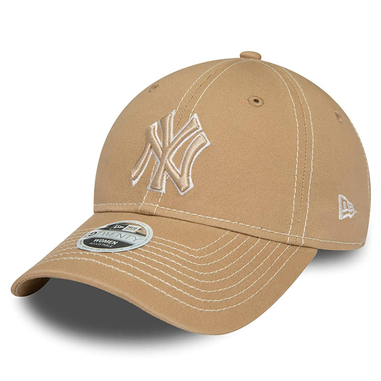 Female Washed 9Twenty New York Yankees Camel / White - Cappellino con Visiera Marrone 60434986  NEW ERA 