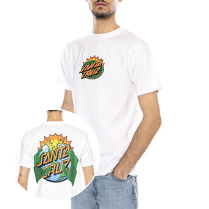Kendall End Of The Dot -- Maglietta Uomo Bianca SCA-TEE-12765 White SANTA CRUZ 