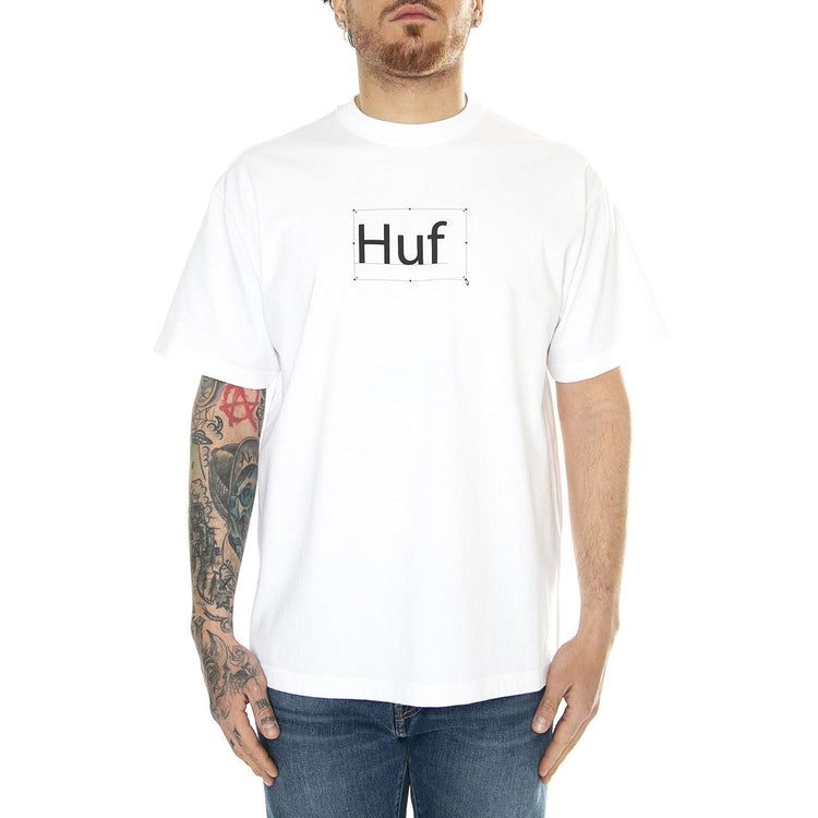 Deadline S/S Tee White - Maglietta Girocollo Uomo Bianca TS02192-WHITE  HUF 