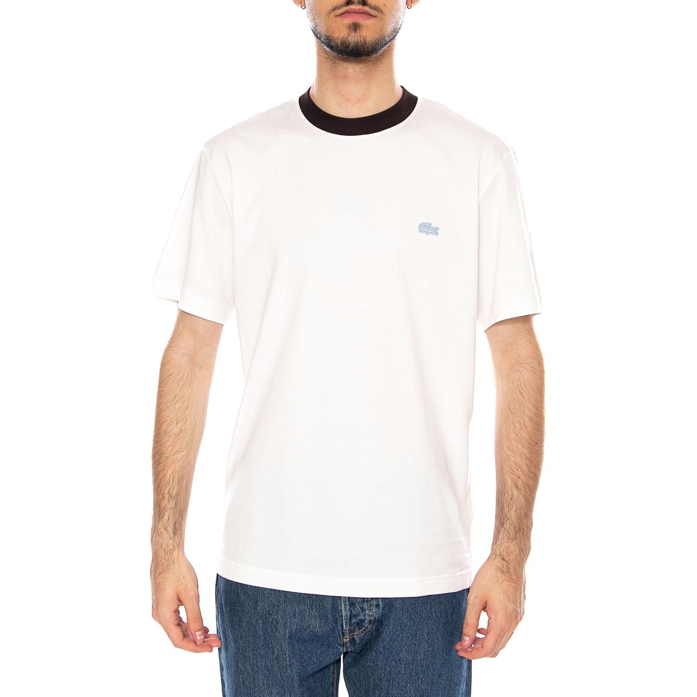 T-SHIRT WHITE - Maglietta Lacoste Girocollo Uomo Bianca TH2323 70V LACOSTE 