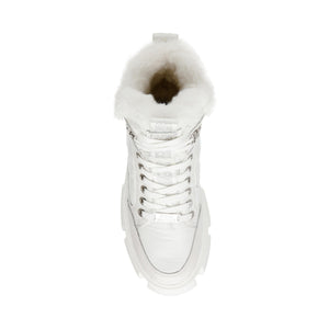 Triggers White / White - Stivali Stringati Donna Bianchi SMSTRIGGERS-11E  STEVE MADDEN 