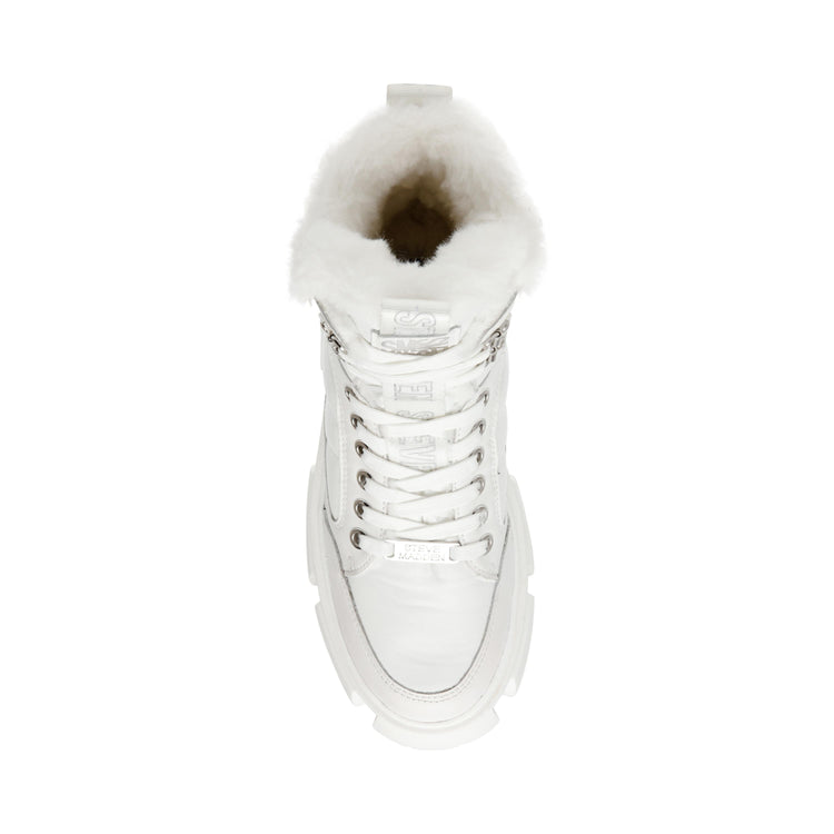 Triggers White / White - Stivali Stringati Donna Bianchi SMSTRIGGERS-11E  STEVE MADDEN 