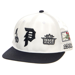 Primitive Jackson Snapback White - Cappellino con Visiera Bianco PA424H09-WHT  PRIMITIVE 