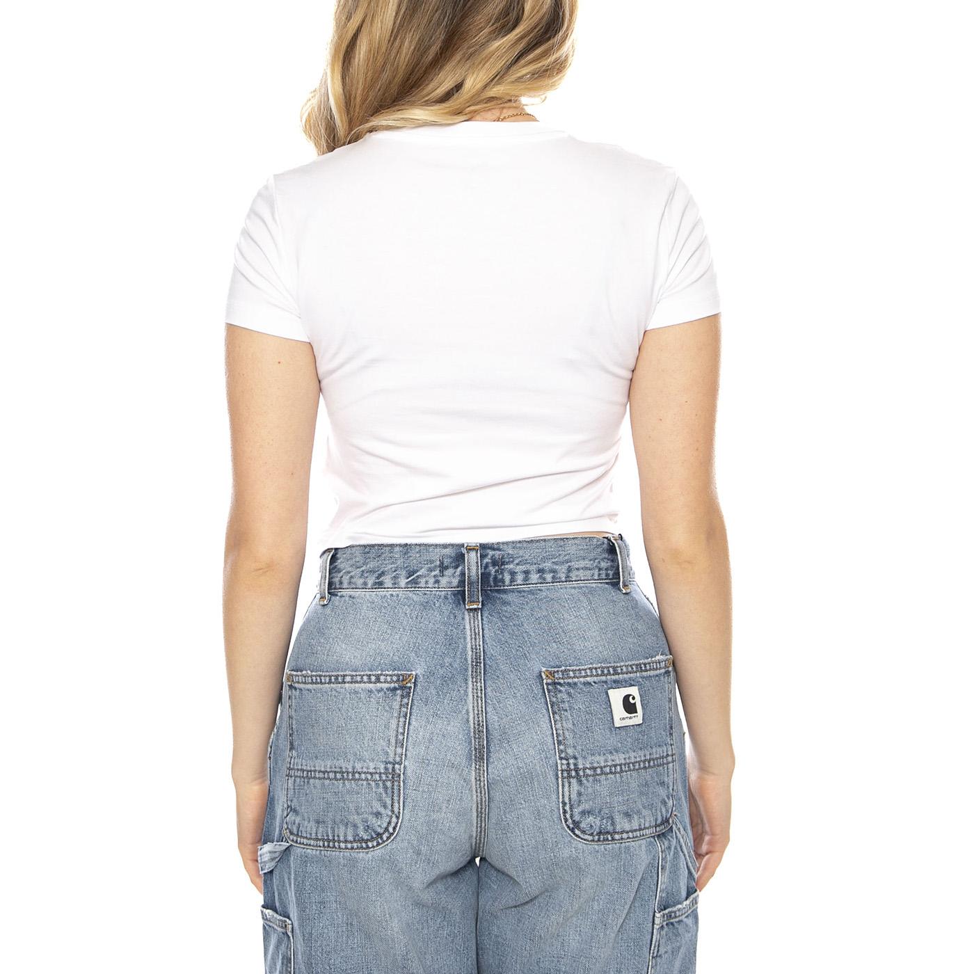 WARDROBE ESS Baby Tee -- Maglietta Donna Bianca 629745-02 . PUMA 