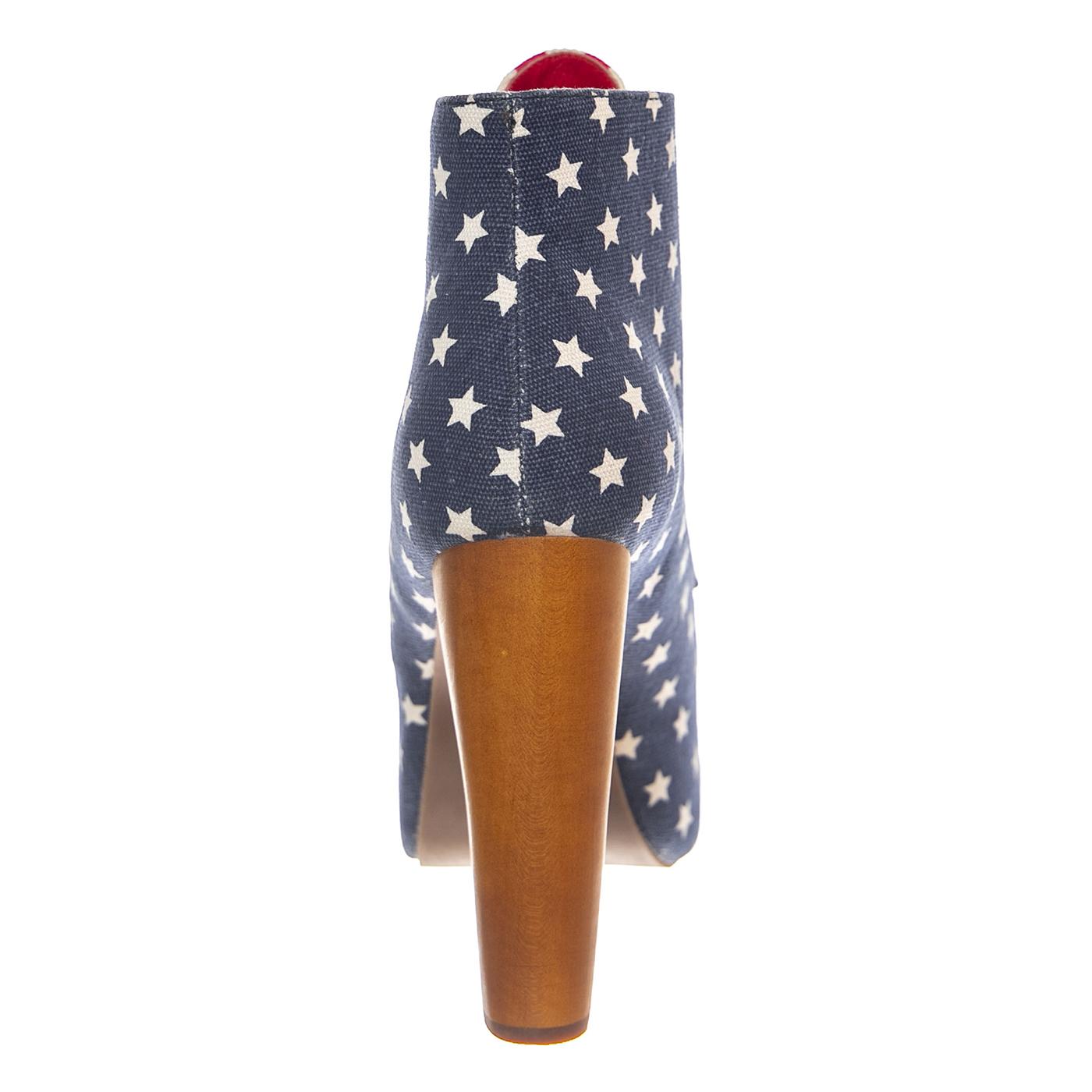 Lita Fab Stars Stripes - Stivaletti Donna Multicolore LITA-FAB-STARS  JEFFREY CAMPBELL 