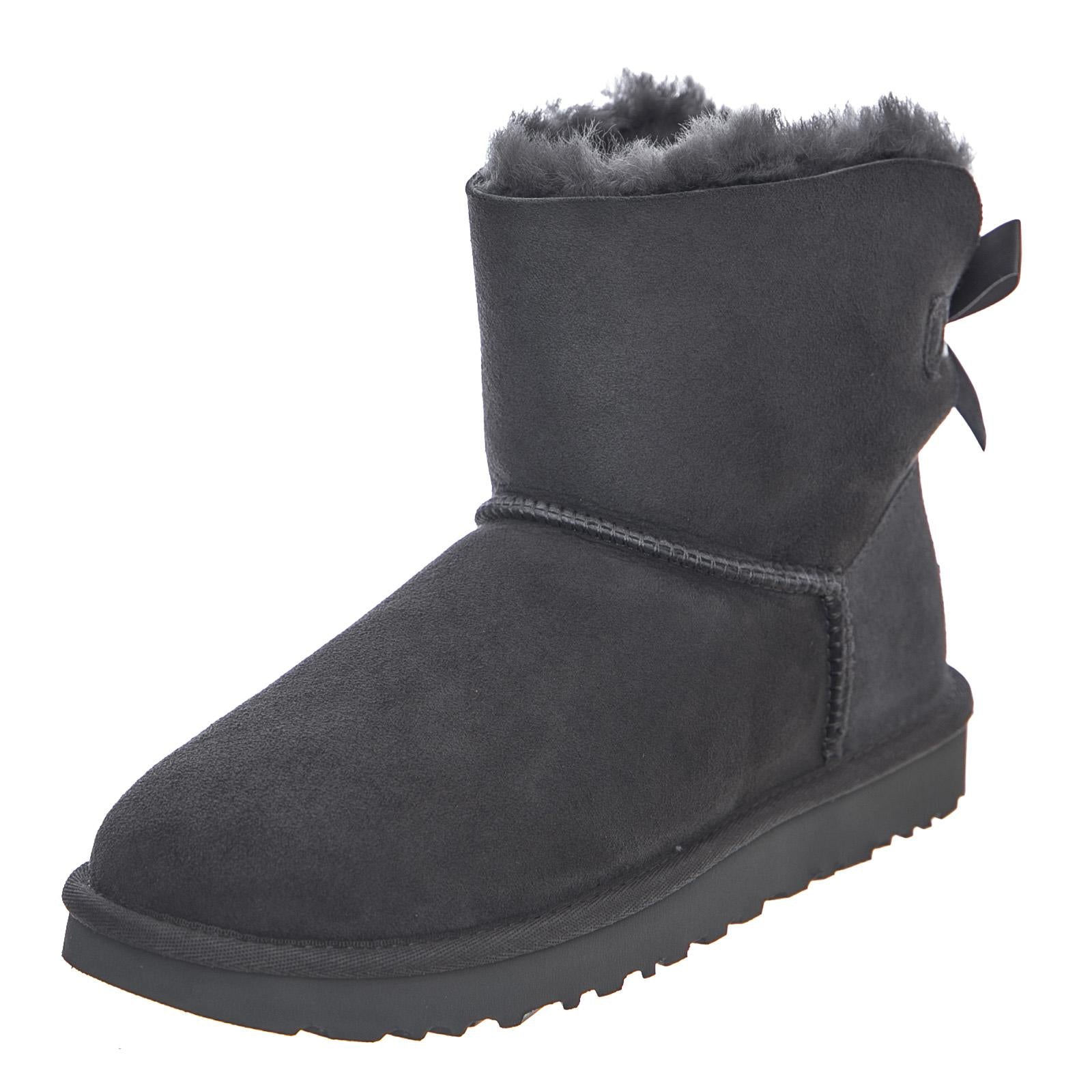 Mini Bailey Bow II - Grey - Stivaletti alla Caviglia Donna Grigi UGSBLBOWMGY1016501W  UGG 
