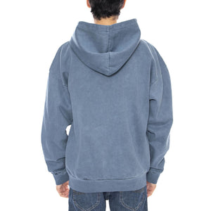 Lowercase Pigment Zip Hood Fleece Turquoise - Felpa con Cappuccio Uomo Verde 112460019 COE OBEY 