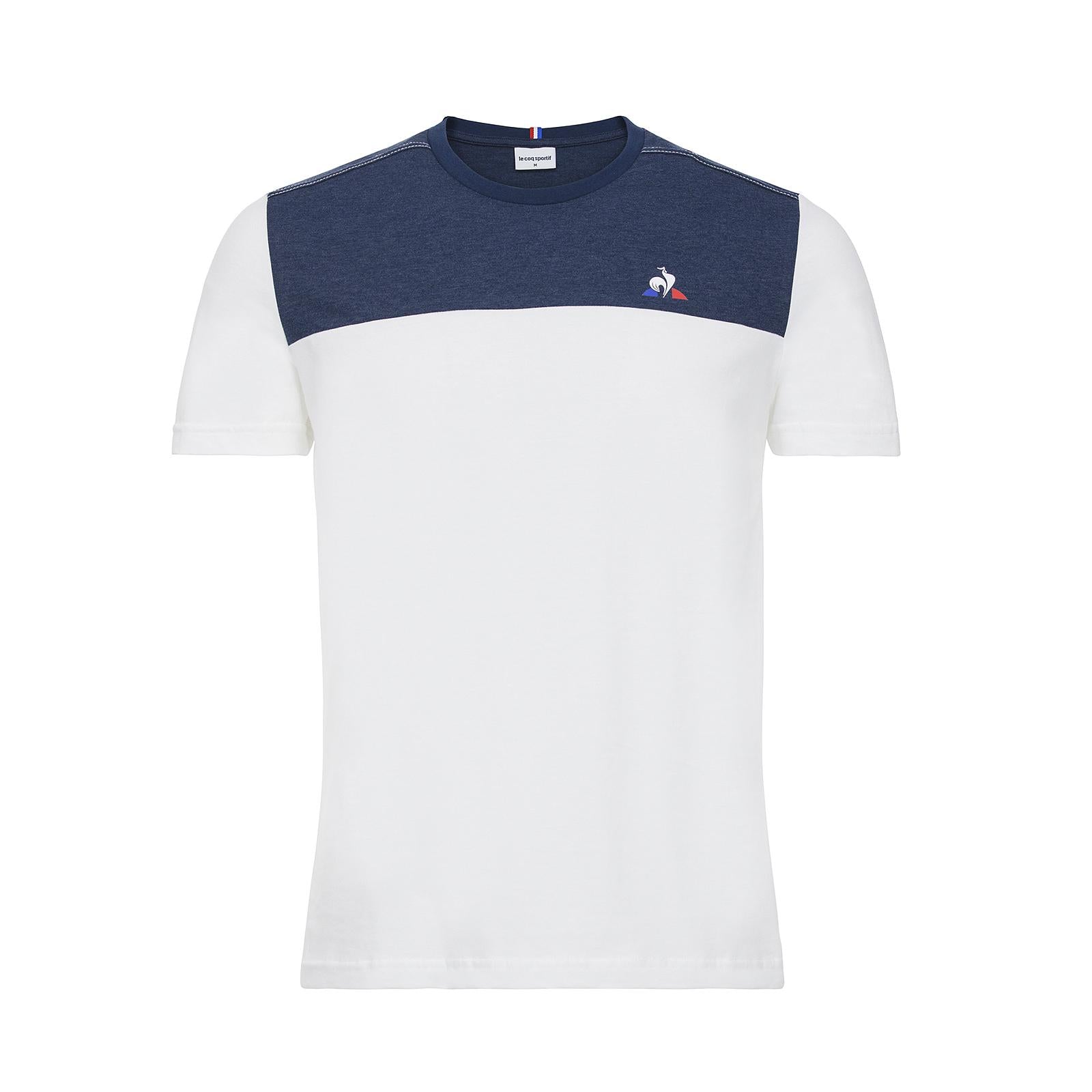TRI Tee SS Nï¿½2 M n optical white/d blues 1810457  LE COQ SPORTIF 