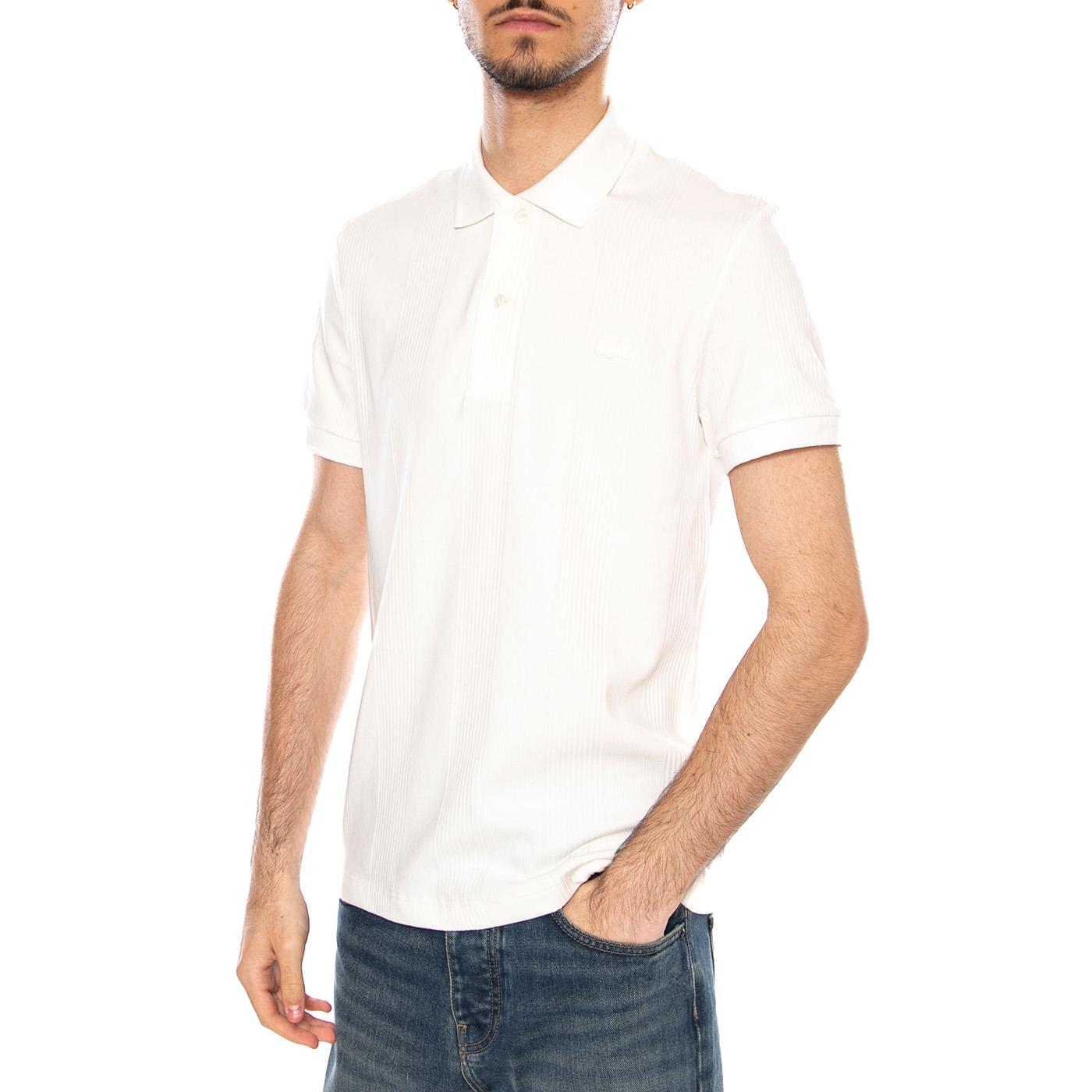MAGLIETTA M/C LACOSTE - Polo Uomo Bianca DH2195 70V LACOSTE 