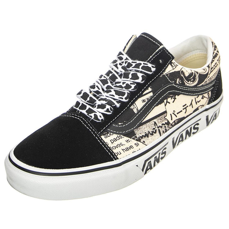 UA Old Skool VNCL Black / White - Scarpe Stringate Profilo Basso Uomo Nere VN0A5JMIBZW1  VANS 