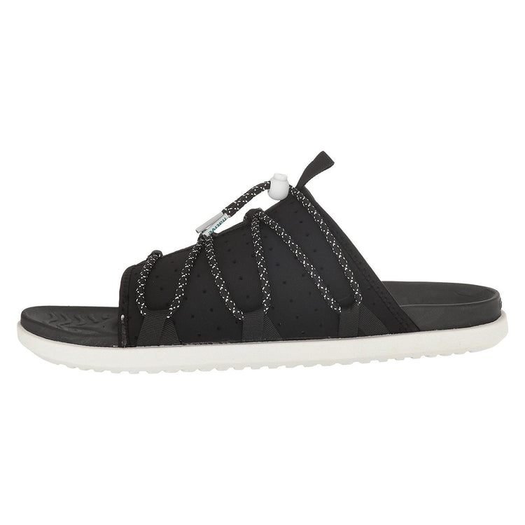 PALMER - JIFFY BLACK/SHELL WHITE - Sandali Uomo Neri 61101700-1007 BLK NATIVE 