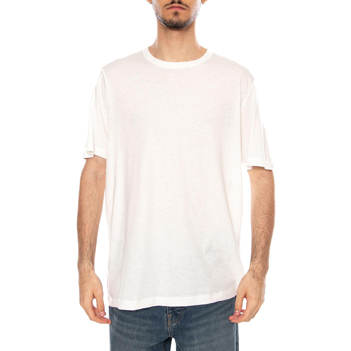 HADAR_MS TEE VANILLA WHITE - Maglietta Girocollo Uomo Bianca 331397 445 ELVINE 