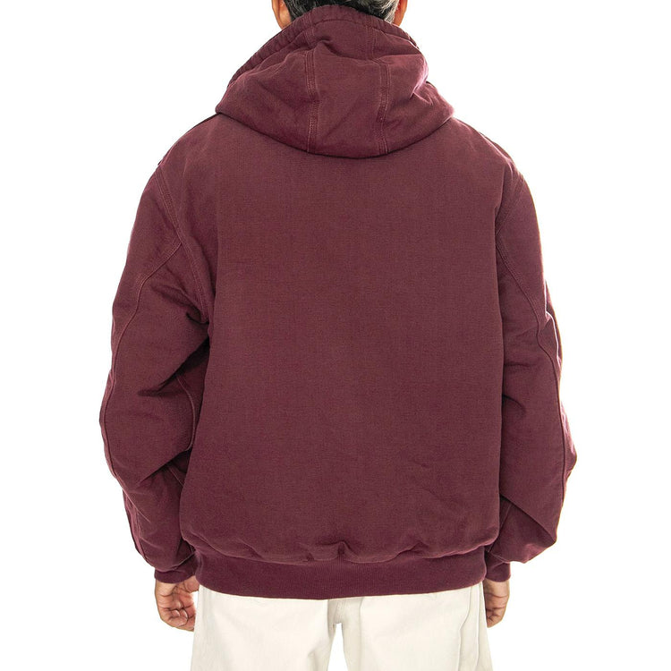 OG Active Jacket Malbec aged canvas - Giacca con Cappuccio Uomo Bordeaux I027360.2BY3K  CARHARTT WIP 