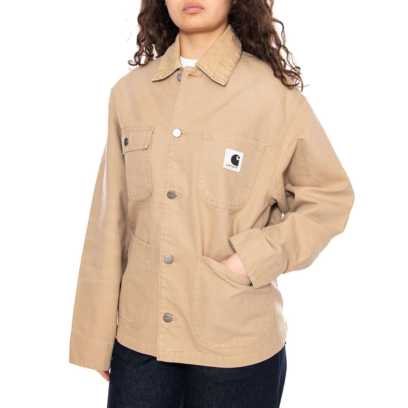 W' OG Michigan Coat - Giacca Donna Beige I034843 0ME4O CARHARTT WIP 