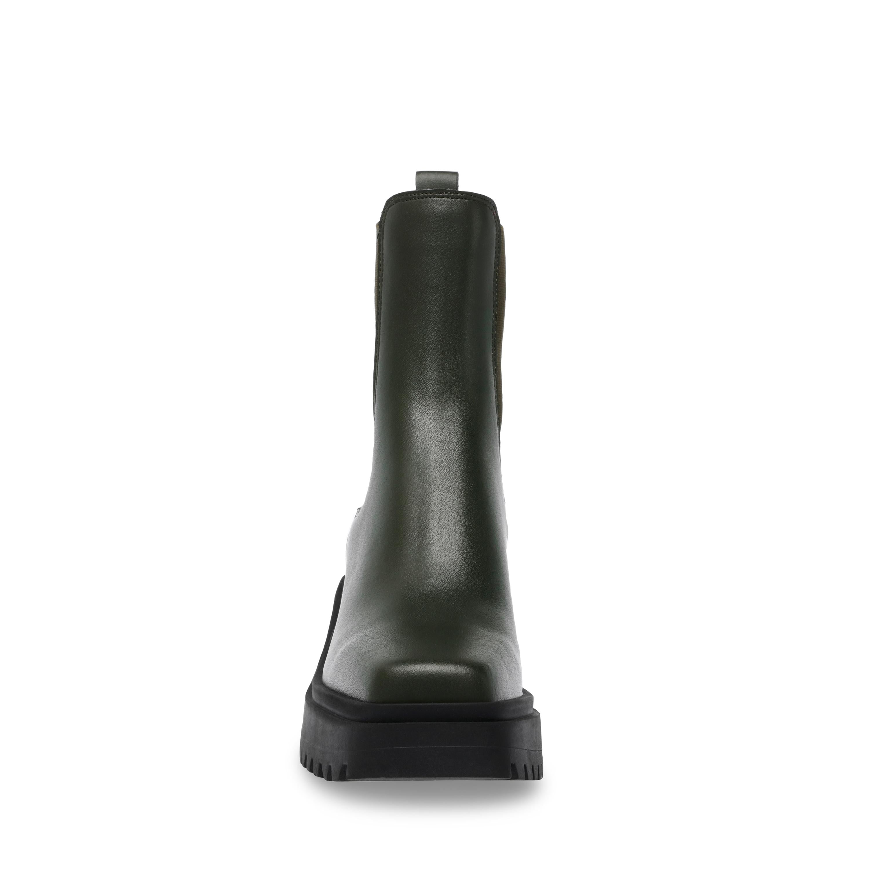 Fynn Olive Leat - Stivali Profilo alla Caviglia Donna Verdi SMSFYNN-OLI  STEVE MADDEN 