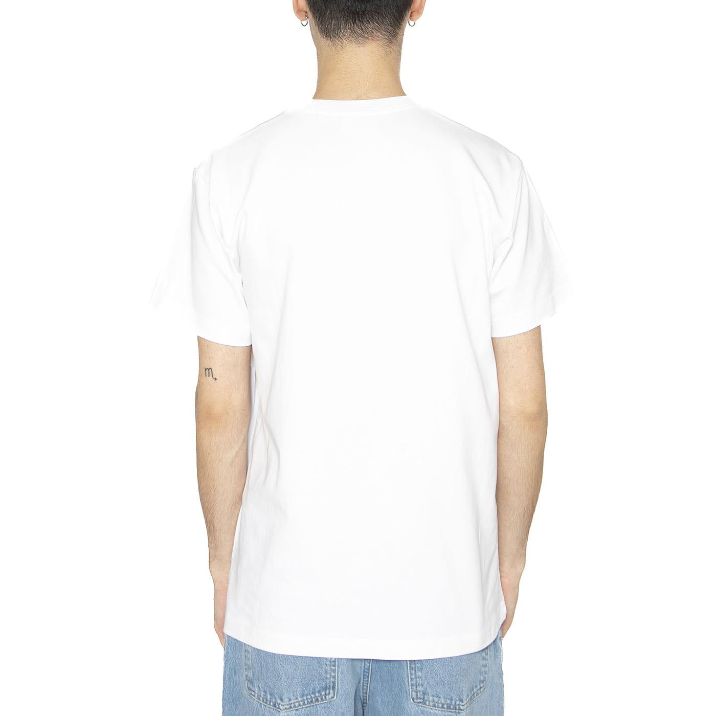 Established Works Bold Tee SS White - Maglietta Girocollo Uomo Bianca 131080365-WHT . OBEY 