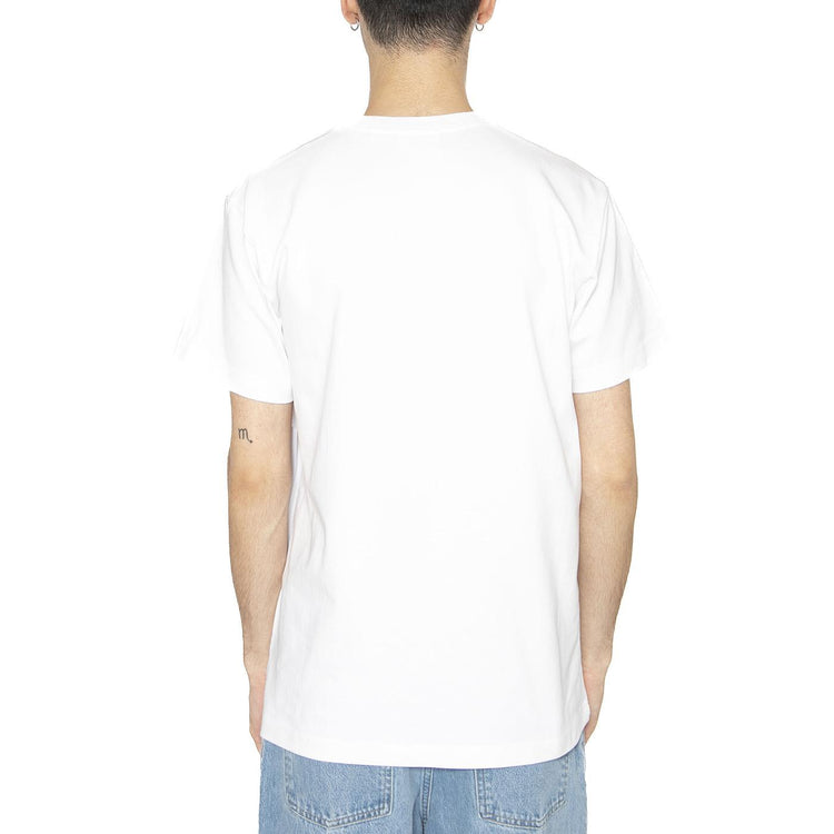 Established Works Bold Tee SS White - Maglietta Girocollo Uomo Bianca 131080365-WHT . OBEY 