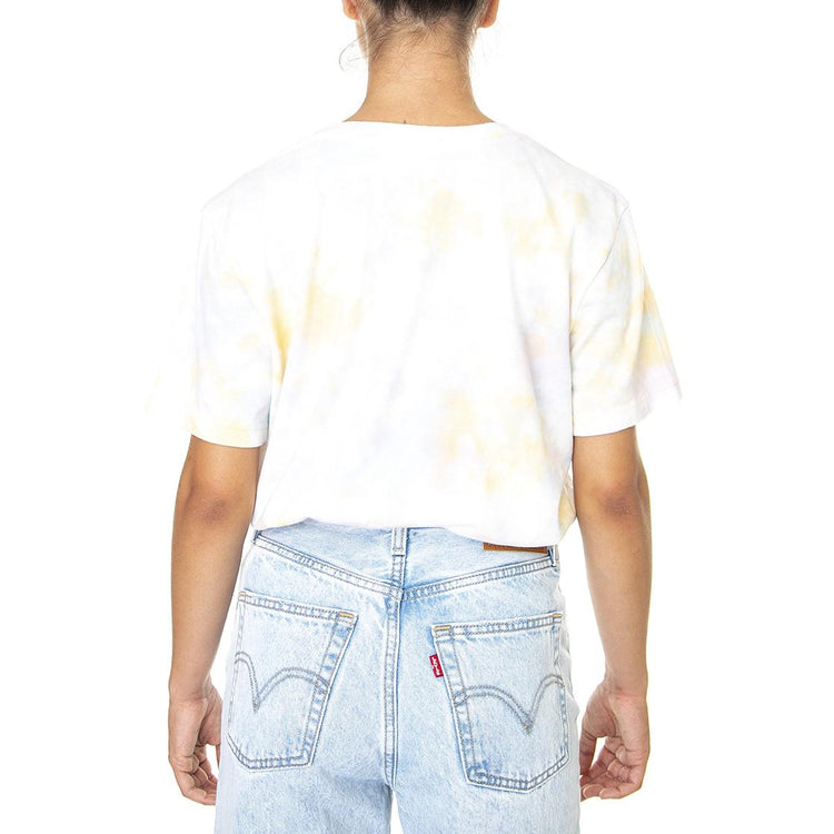 Logo Wash - Maglietta Girocollo Donna Rosa / Tie Dye VN0A7RSBYRE1  VANS 