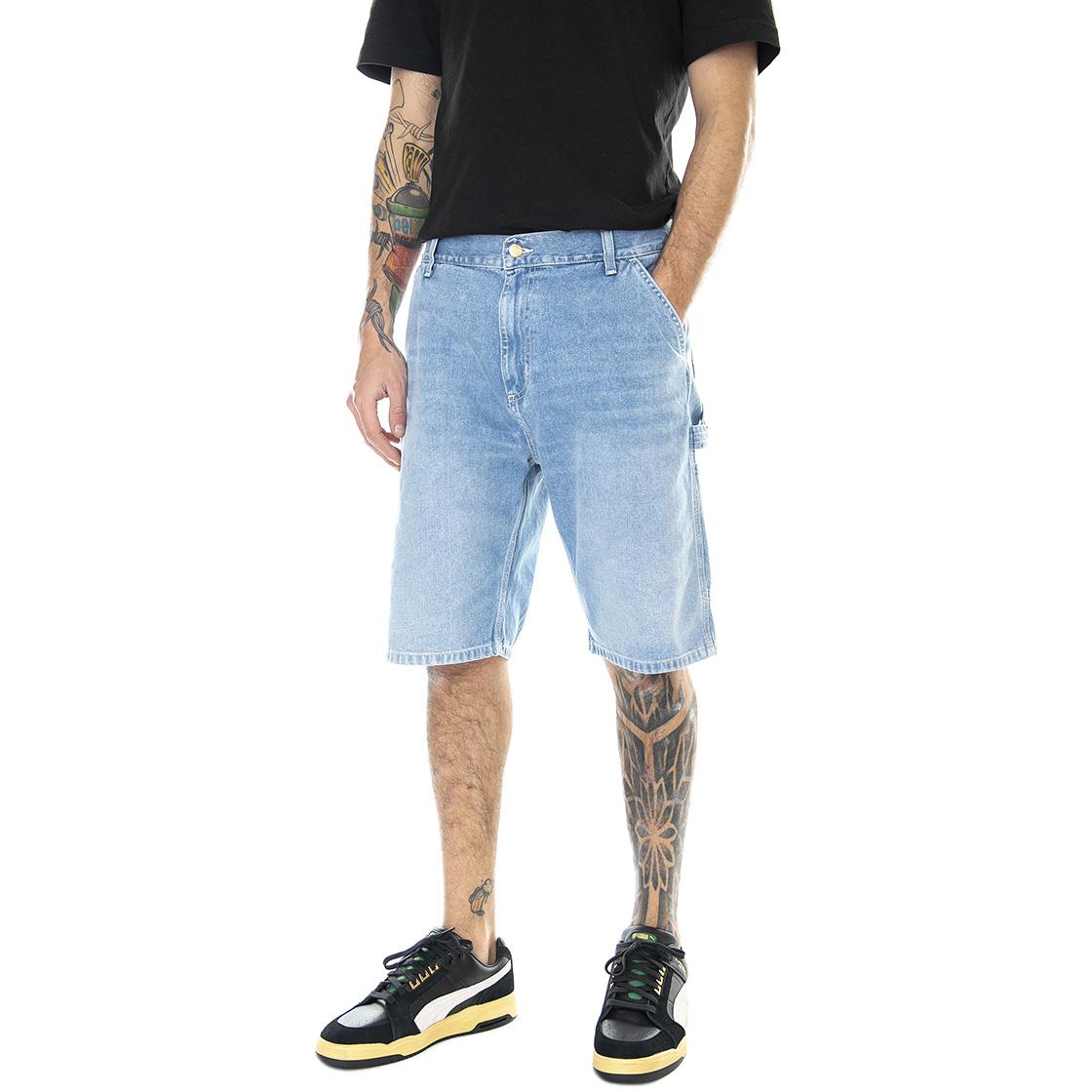 Ruck Single Knee Short Blue / Light True Washed I022950-01ZO  CARHARTT WIP 