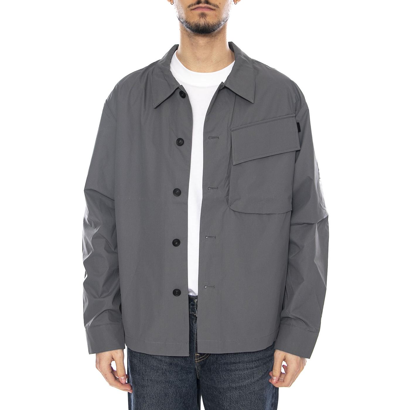Force Overshirt Grey Stone - Giacca Uomo Grigia OGQ004-GREY STONE1 . OFF GRID 