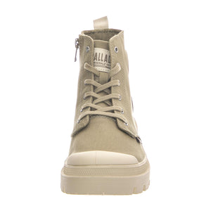 Pallabase Twill Dune - Scarpe Profilo Alto Donna Verdi PAS96907-297-M  PALLADIUM 