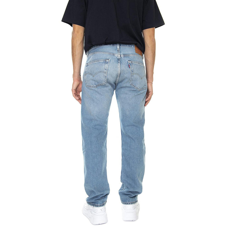 501 Levi's Original Ska Ska Med Indigo Worn In - Pantaloni Denim Jeans Uomo Blu 00501-3261 . LEVIS 