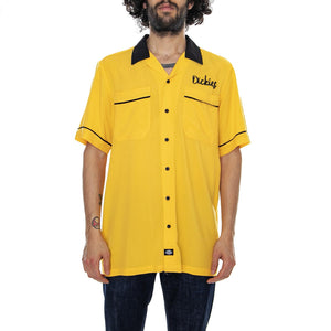 Roslyn Shirt - White / Charcoal Grey - Camicia Maniche Corte Uomo Multicolore 05 200341-CUS . DICKIES 