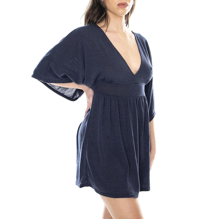  MRCEDMA DRESS-NVY  MOTEL ROCKS 