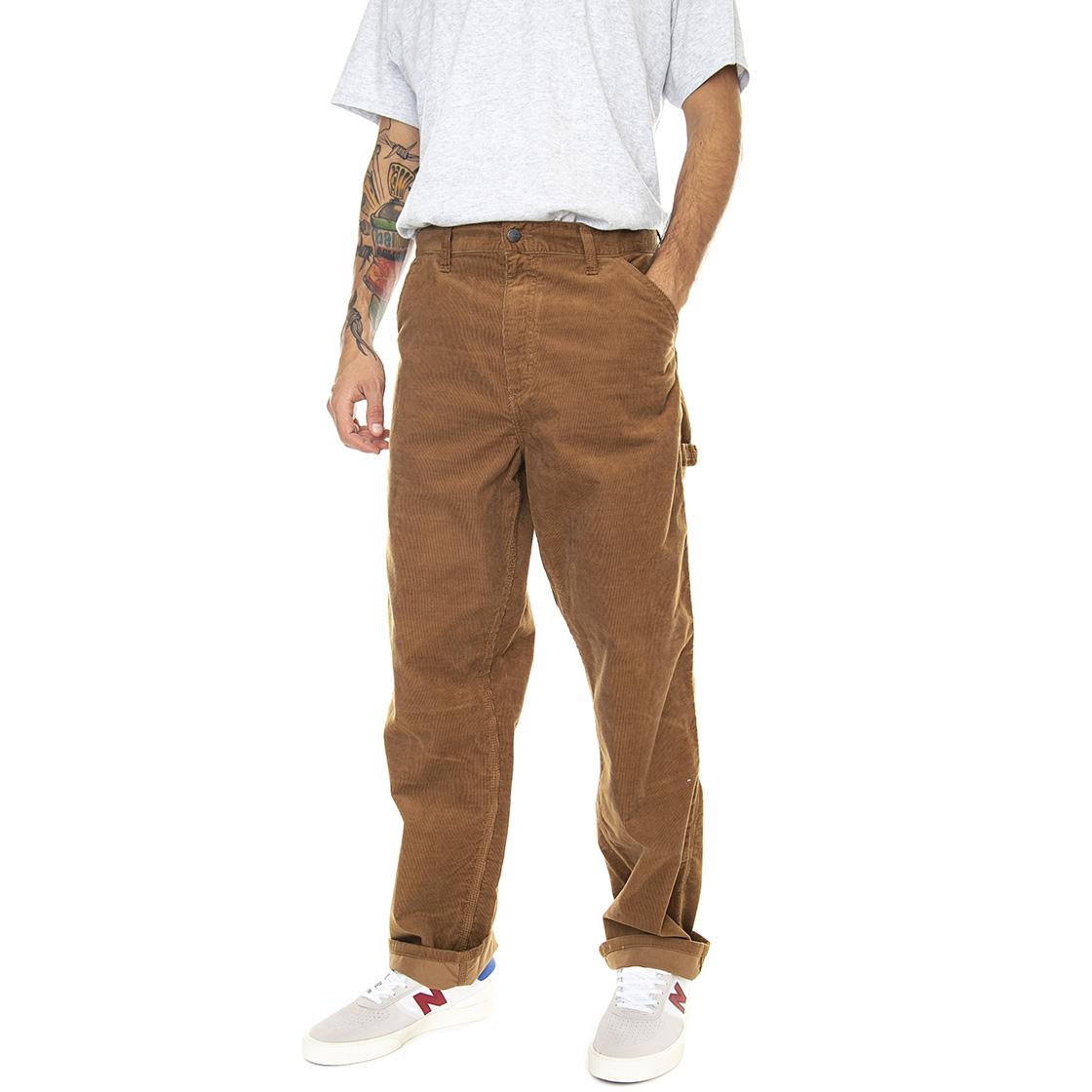 Single Knee Pant Jasper rinsed - Pantaloni Uomo Marroni I031212-0W002  CARHARTT WIP 