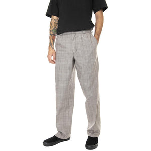 Bakerhill Pleated Pant Dark Brown - Pantaloni Uomo Marroni / Multicolore DK0A4XZKDBX1  DICKIES 