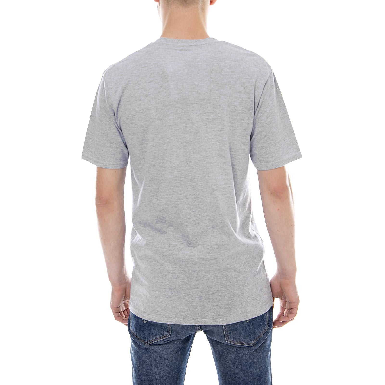 FUNNY SKULL T-SHIRT ATHLETIC GREY MTS003-ATHLETIC GREY  C1RCA 