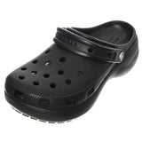 Classic Platform Clog Black - Sandali Donna Neri  Donna CROCS