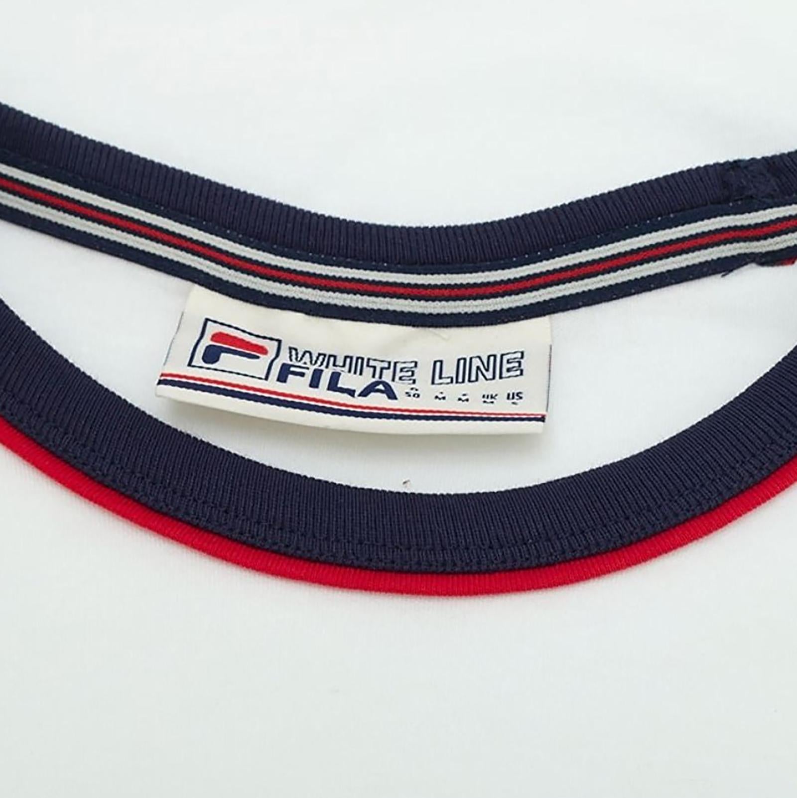 PANEL CREW TEE WHITE 76654_4  FILA 