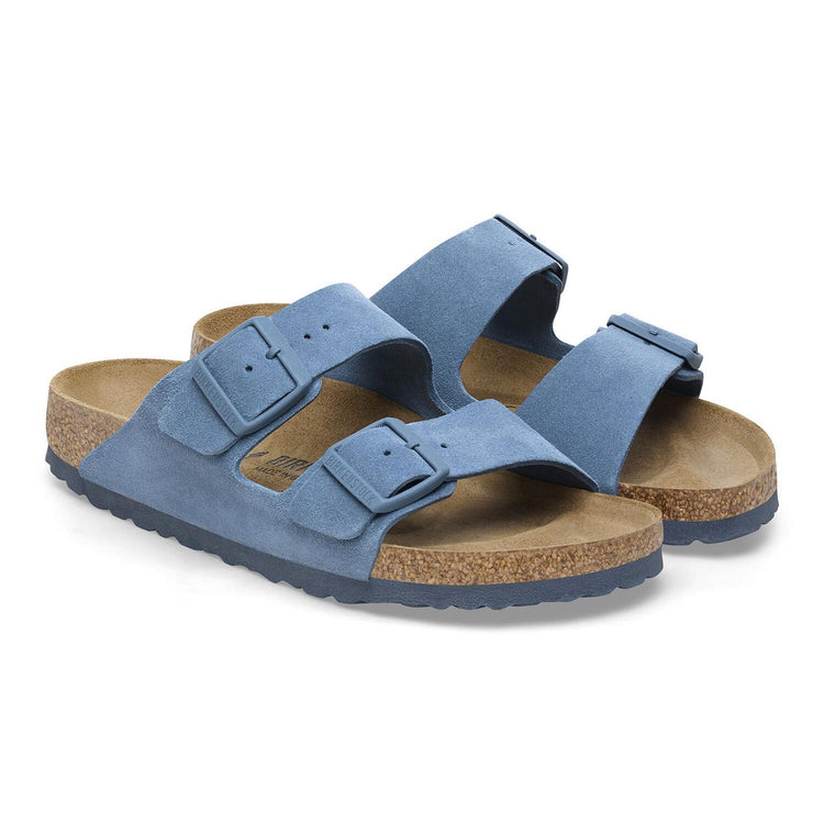 Arizona Elemental Blue / Suede Leather - Sandali Uomo / Donna Blu 1026820  BIRKENSTOCK 