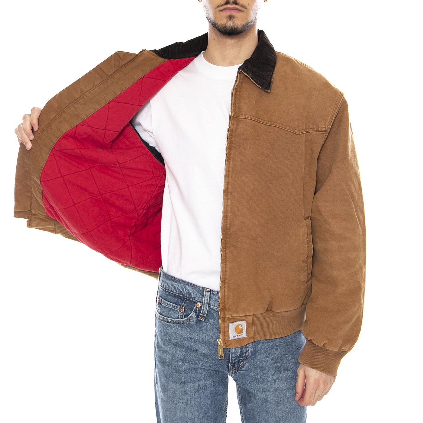 OG Santa Fe Jacket - Giacca Uomo Marrone I036240 00SB7 CARHARTT WIP 