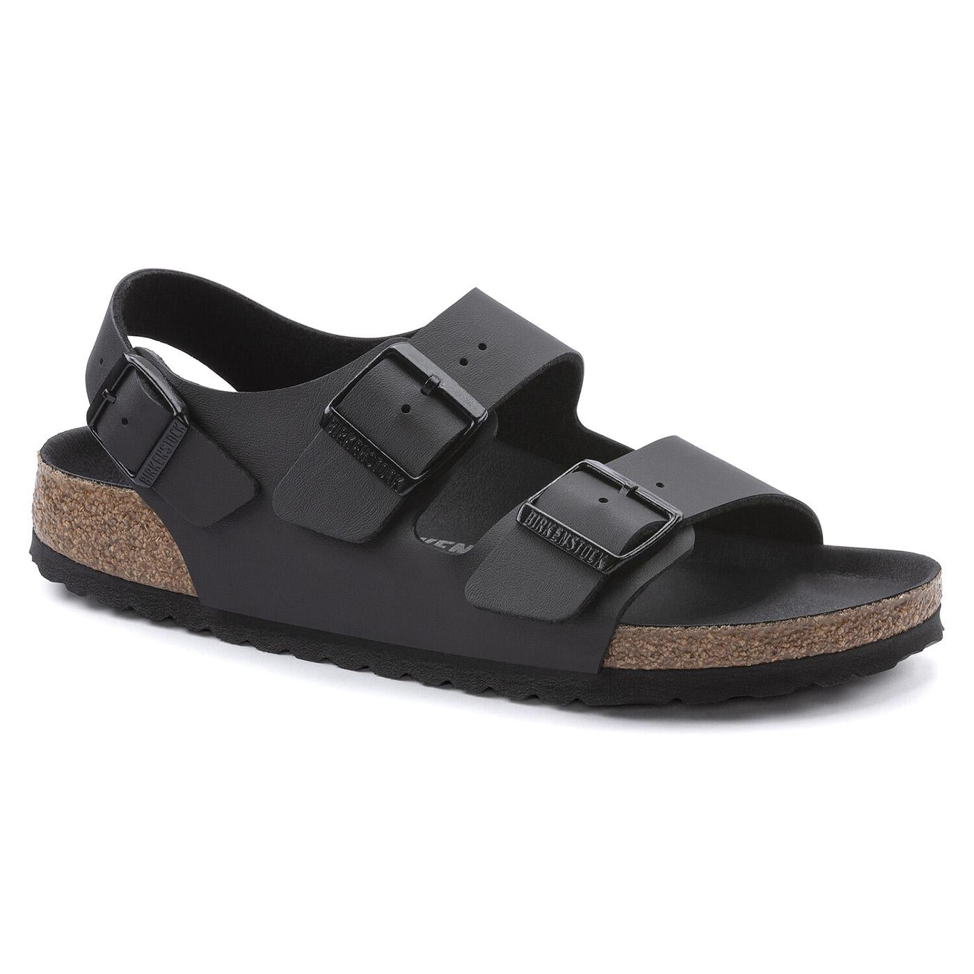 Milano Triples Black Birko Flor Sandals - Sandali Uomo Nero 1024998  BIRKENSTOCK 