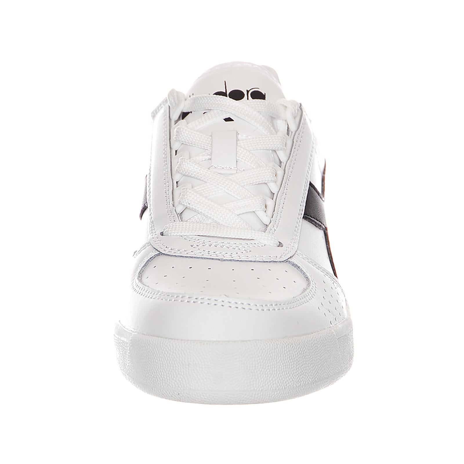 B. Elite Scarpe - White / Black - Scarpe Basse Uomo / Donna Bianche 501.170595-C1880  DIADORA 