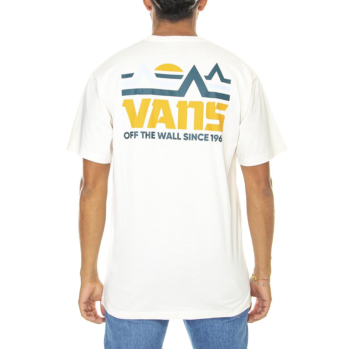 MT Vans SS Tee White - Maglietta Girocollo Uomo Beige VN0A7S663KS1  VANS 