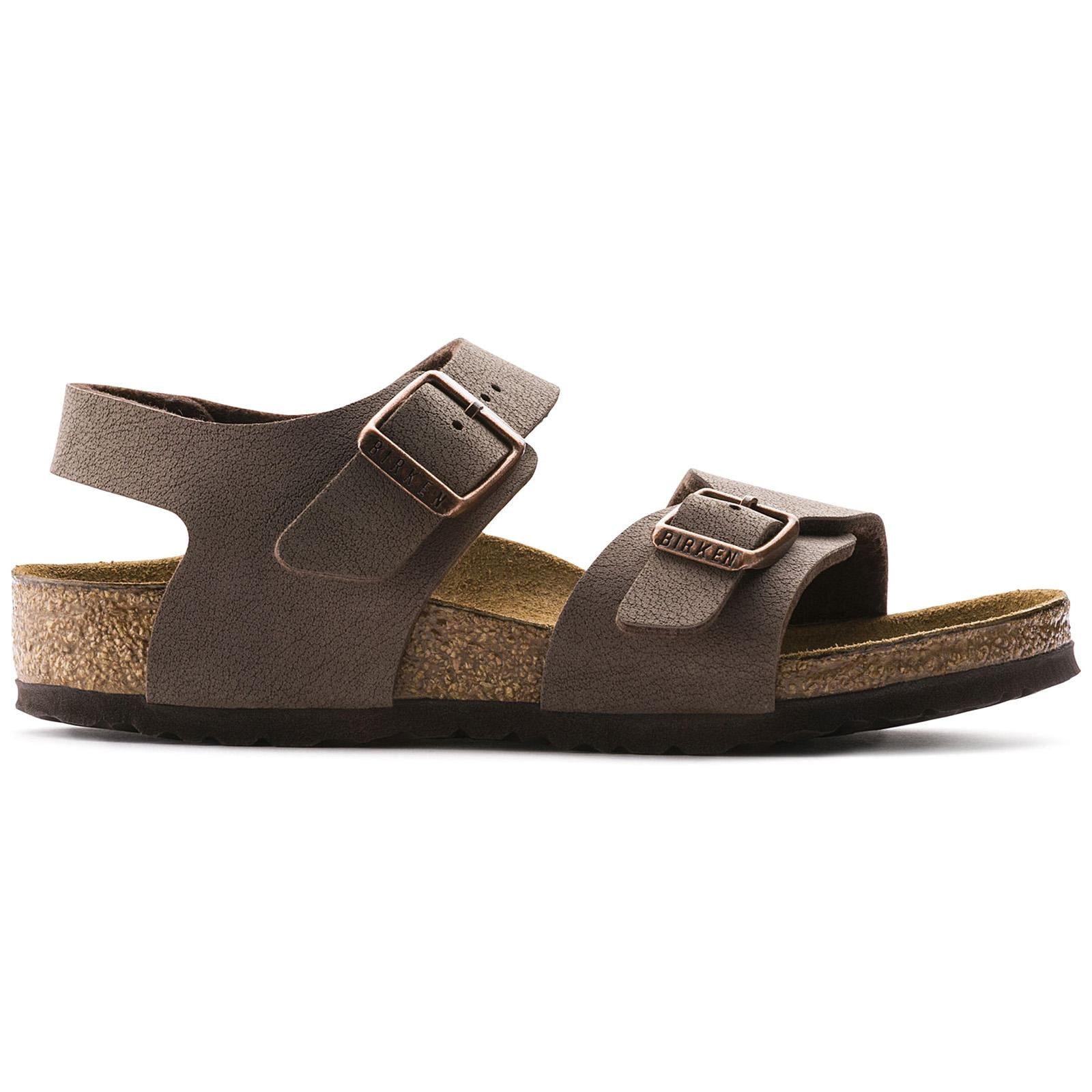 New York Kids Mocha - Sandali Bambini Marroni - Calzata Stretta 087783  BIRKENSTOCK 