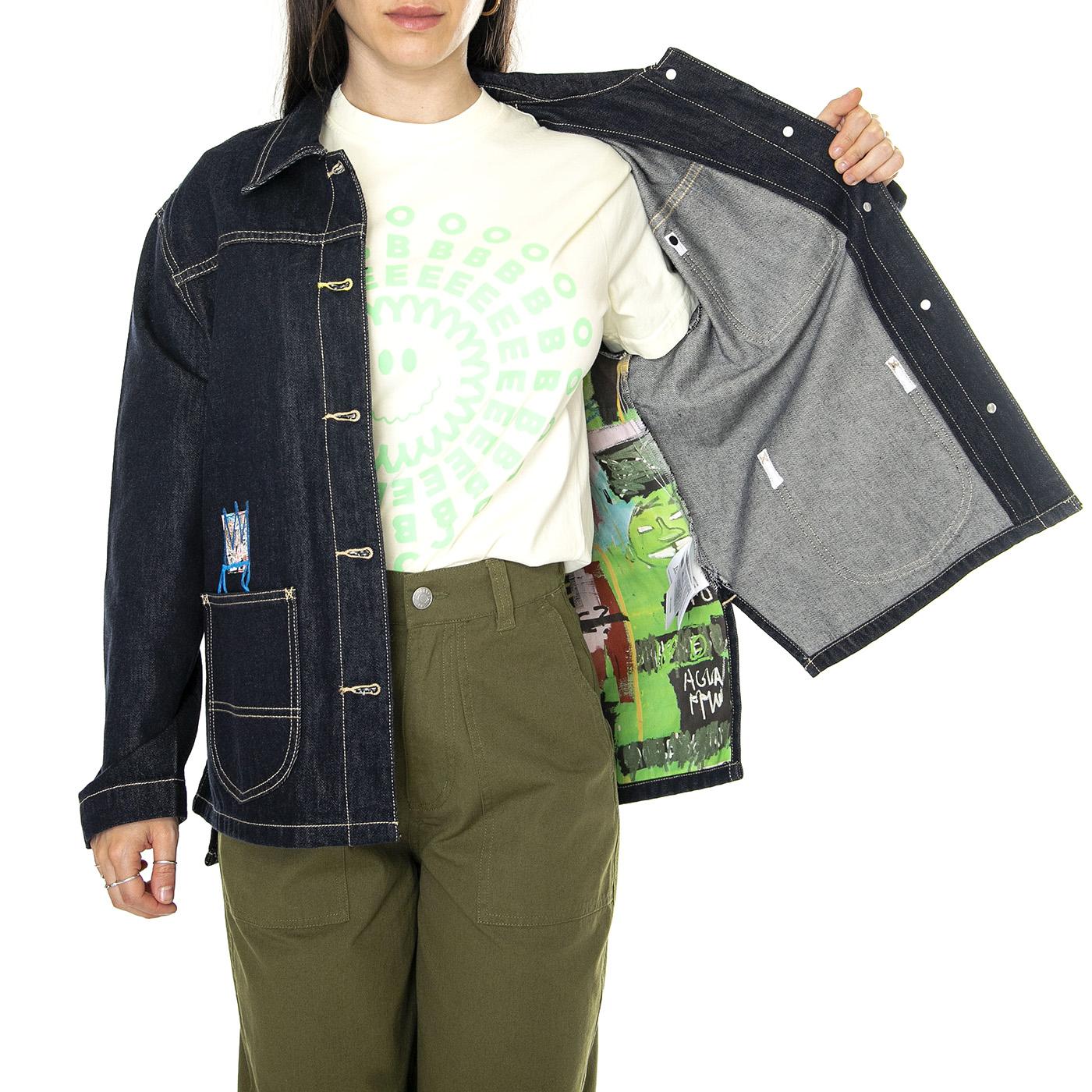 JMB Denim Chore Coat Rinse Blue - Giacca Donna Denim Jeans Blu 112359193  LEE 