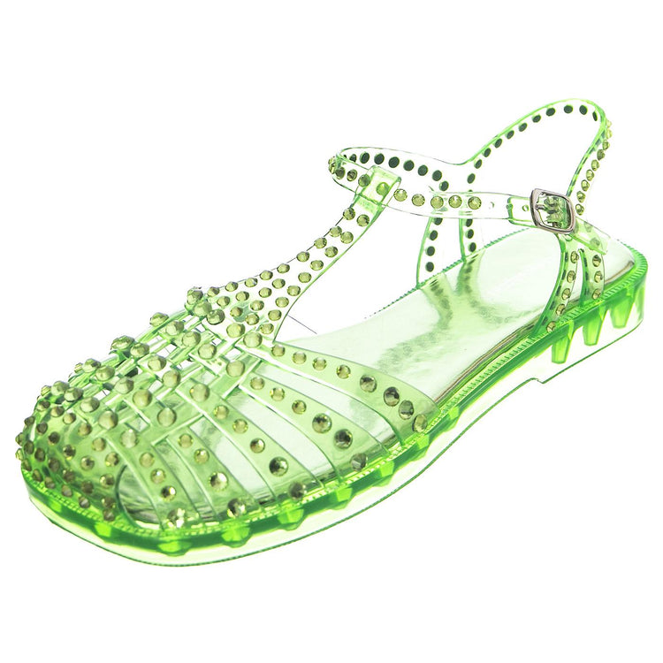 Gelly J2 Green Combo - Sandali Donna Verdi JCSGELLYJ2-GRNC  JEFFREY CAMPBELL 