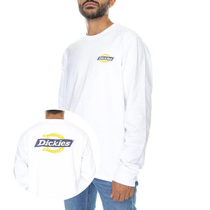 LS Ruston Tee White - Maglietta Girocollo Maniche Lunghe Uomo Bianca DK0A4XEHWHX1  DICKIES 