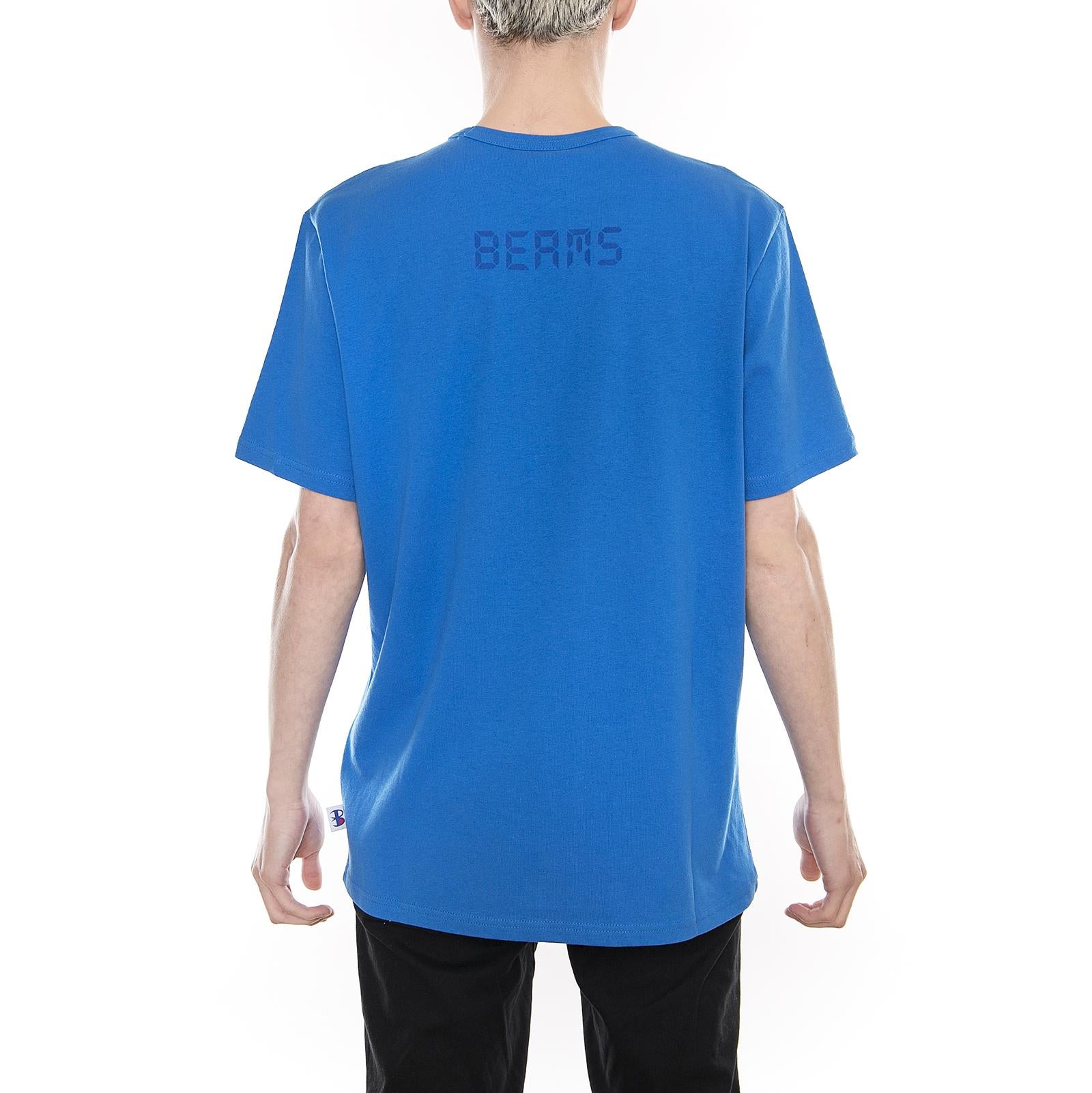 BEAMS X CHAMPION Crewneck T-Shirt 211621-RBL  CHAMPION 