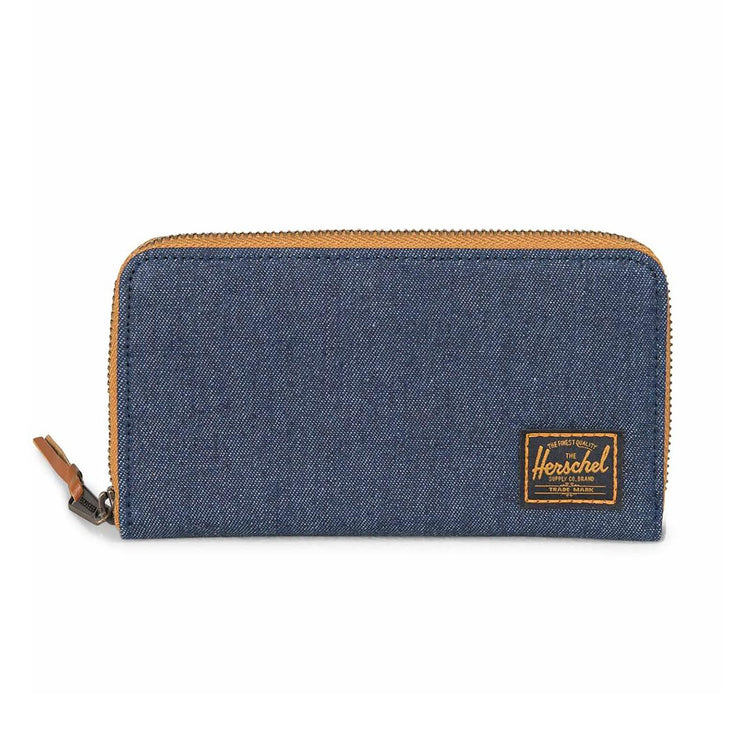 THOMAS WITH ZIPPER DARK DENIM WALLET DARK DENIM 10258-1183  HERSCHEL 