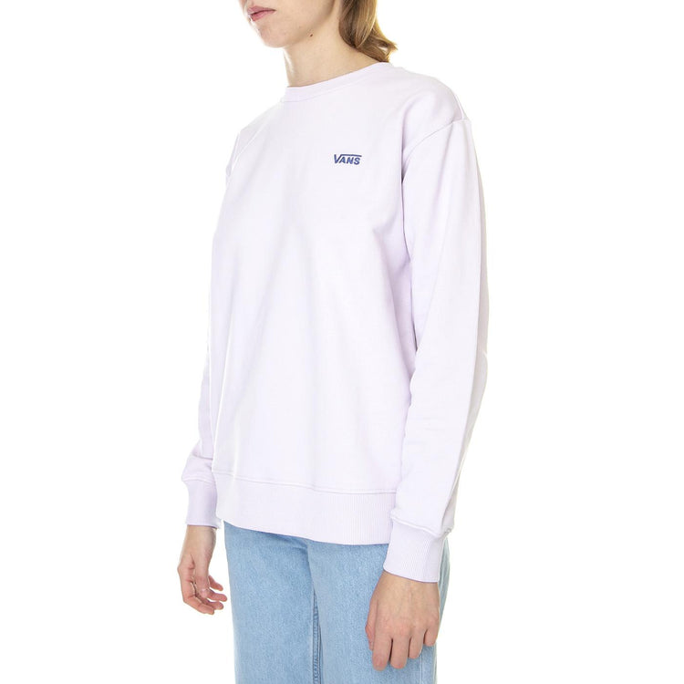 Wm Flying V Bff FT Crew Lavender Fog - Felpa Girocollo Uomo Rosa VN0A5AQ1YEU1  VANS 