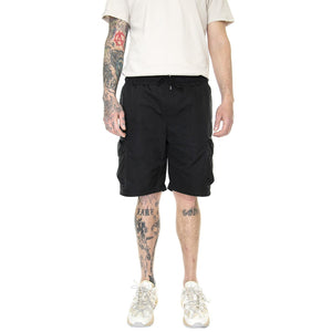 M' Workwear Nylon Pocket Shorts Black - Bermuda Uomo Neri 6080078-10158  CAT 