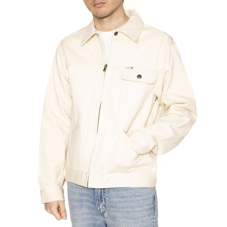 Embroidered Jacket Ecru - Giacca Uomo Bianca 112362652  WRANGLER 
